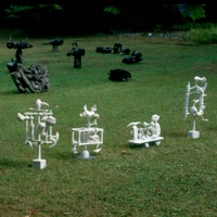 Morgan Bulkeley'swork, White Sculpture Field